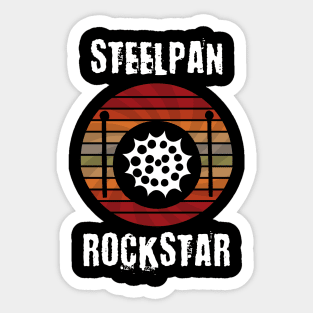 Steelpan Rockstar Sticker